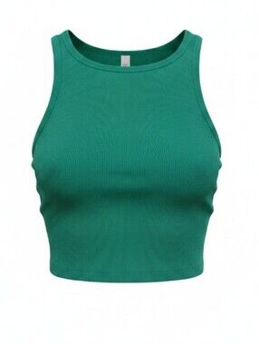 Wild Fable Emerald Green Ribbed Crop Tank Set Of 2 Women's XL